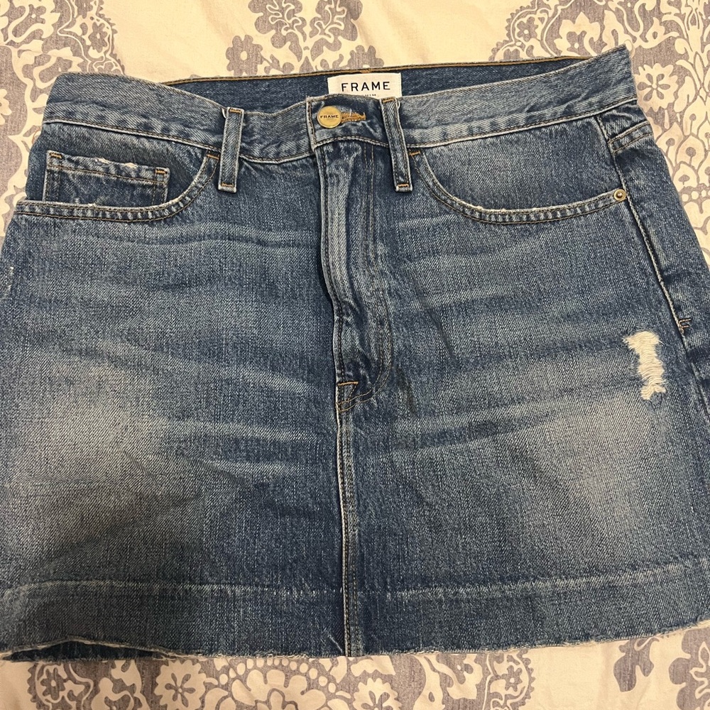 FRAME denim skirt